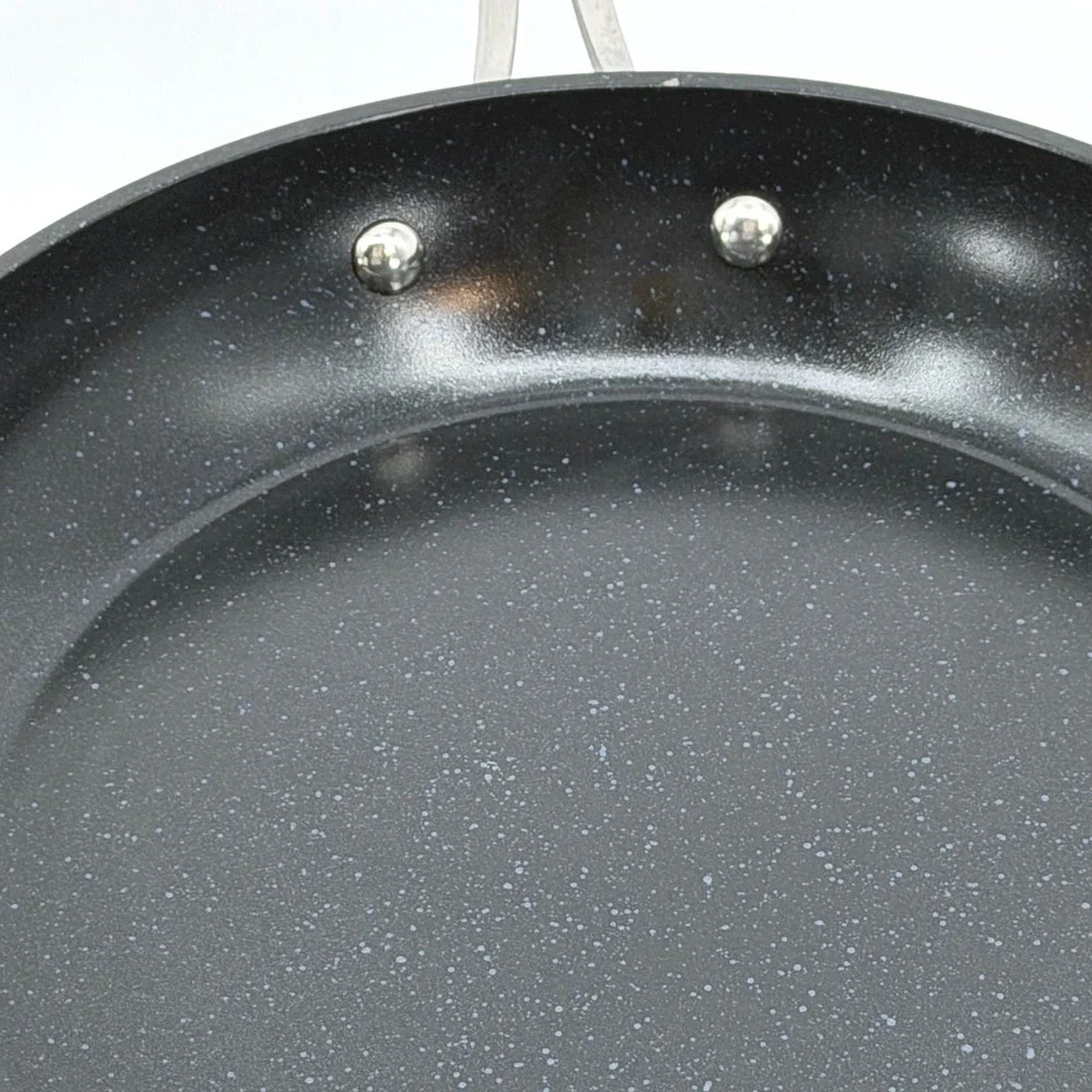 Nuwave 10 Inch Nonstick Frying Pan Skillet Black Silver Handle 96-00